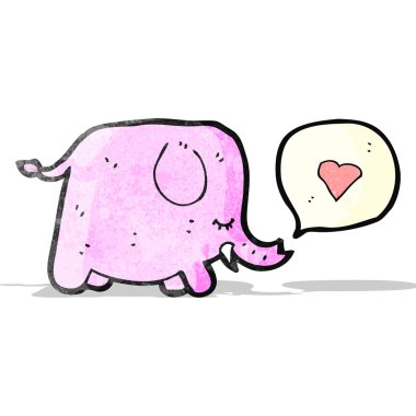 Şirin fil çizgi filmi.