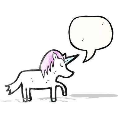 karikatür unicorn