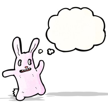 ürkütücü dans tavşan Cadılar Bayramı karikatür