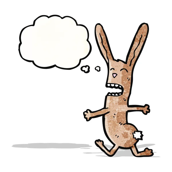 Divertido conejo de dibujos animados — Archivo Imágenes Vectoriales