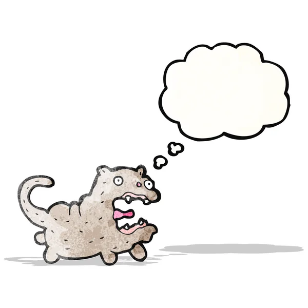 Fou chat dessin animé — Image vectorielle