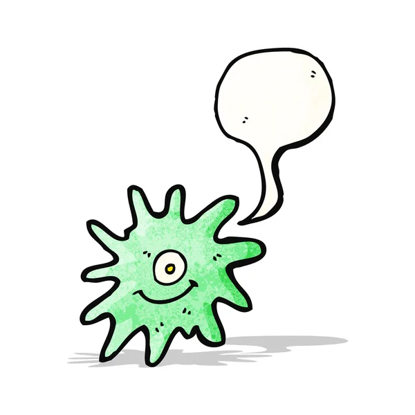 Tecknad bakterie — Stock vektor
