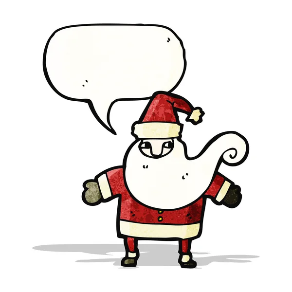 Cartoon father christmas — Stock Vector