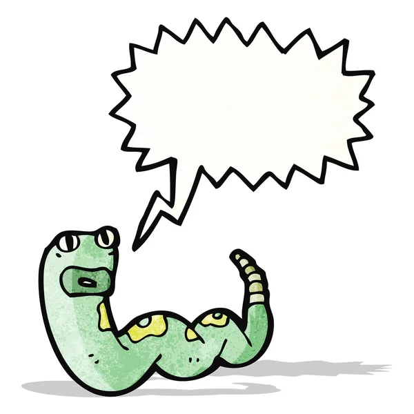 만화 치찰음 뱀 — 스톡 벡터