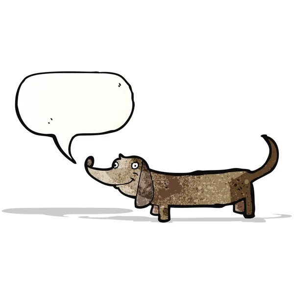 Cartoon Wursthund — Stockvektor
