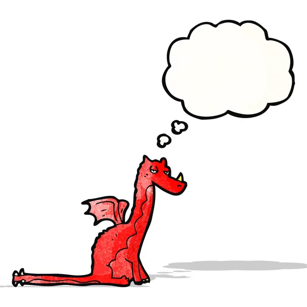Karikatür dragon — Stok Vektör