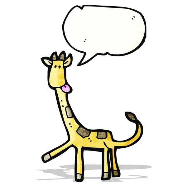 Cartoon giraffe — Stock Vector