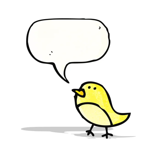 漫画の小さな鳥 — ストックベクタ