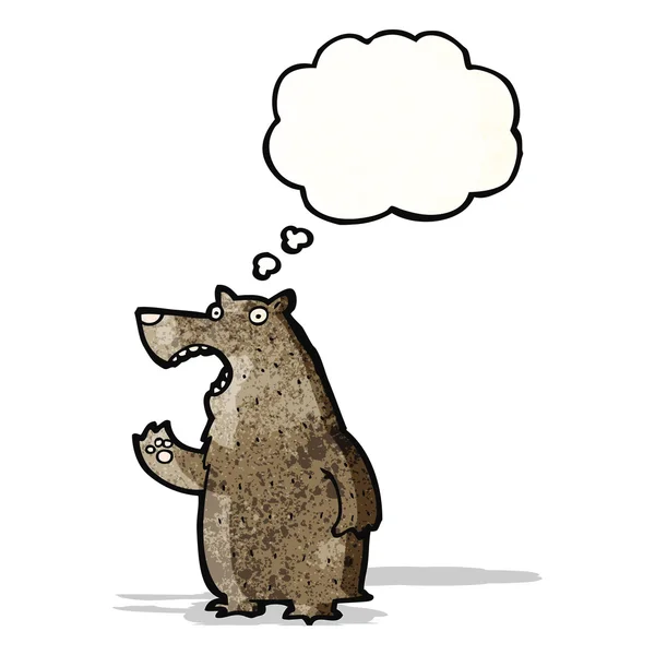 Sarjakuva karhu vaikka kupla — vektorikuva