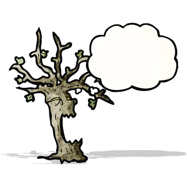 卡通幽灵树 — 图库矢量图片