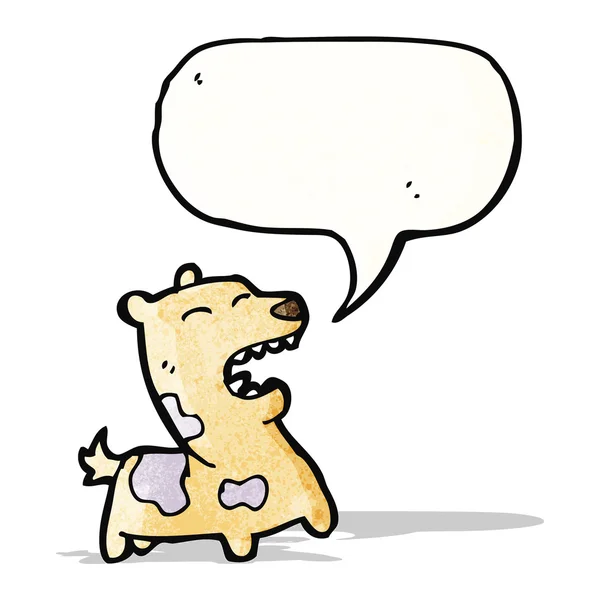 Perrito con burbuja de habla — Archivo Imágenes Vectoriales