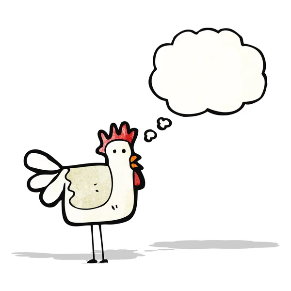 Poulet à dessin animé — Image vectorielle