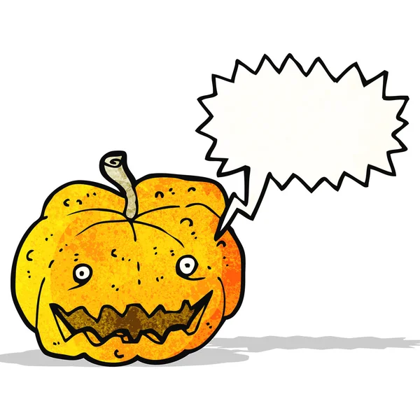 Caricature Halloween citrouille — Image vectorielle