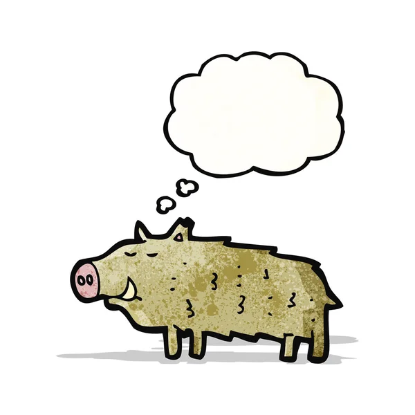 Desenhos animados warthog — Vetor de Stock