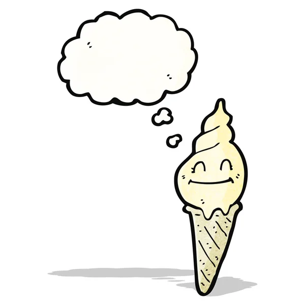 冰激淋的卡通人物 — 图库矢量图片