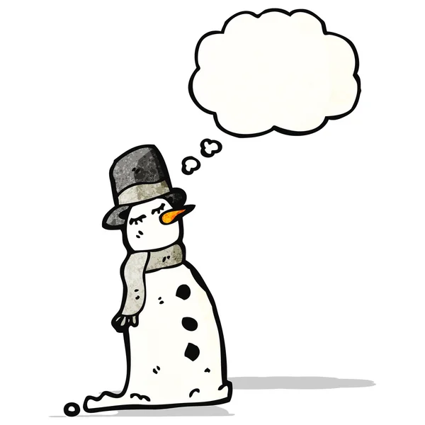 Cartoon sneeuwpop — Stockvector