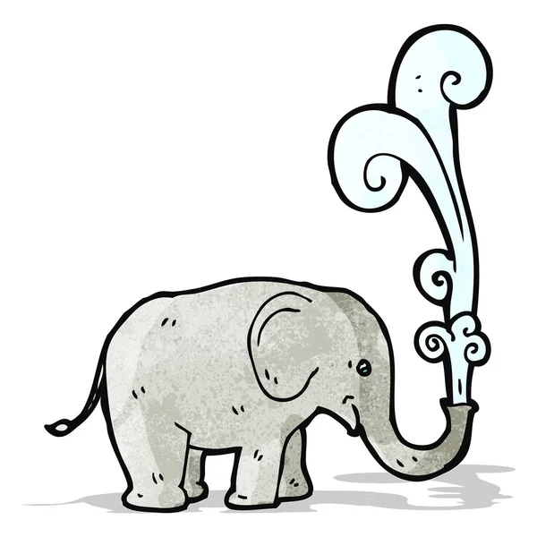 Elefante de dibujos animados — Archivo Imágenes Vectoriales