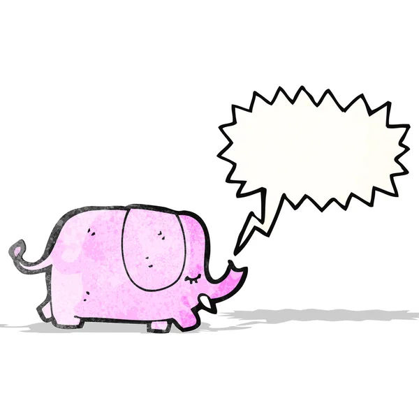 鼓吹大象卡通 — 图库矢量图片