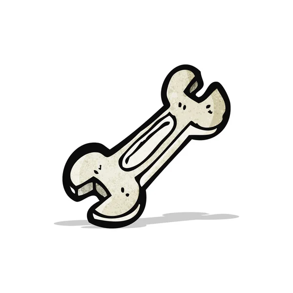 Cartoon spanner — Stockvector