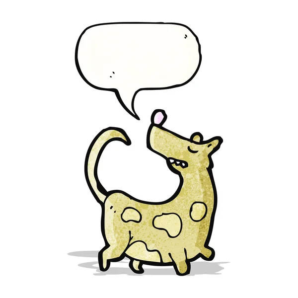 Perro de dibujos animados snooty — Vector de stock