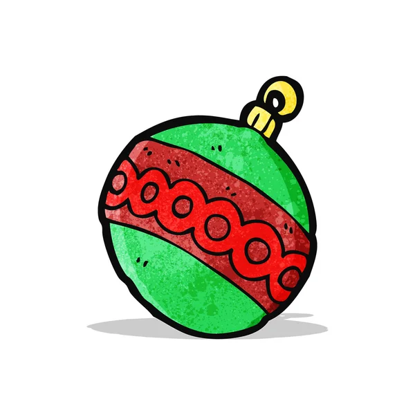 Cartoon Kerstbal — Stockvector