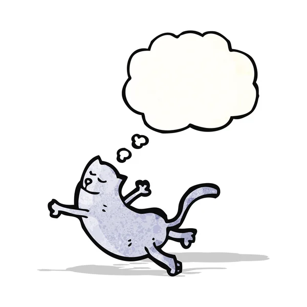 Mutlu karikatür kedi — Stok Vektör