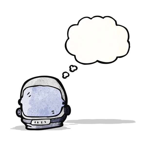 Casco astronauta de dibujos animados — Archivo Imágenes Vectoriales