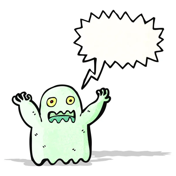 Fantasma de dibujos animados — Vector de stock