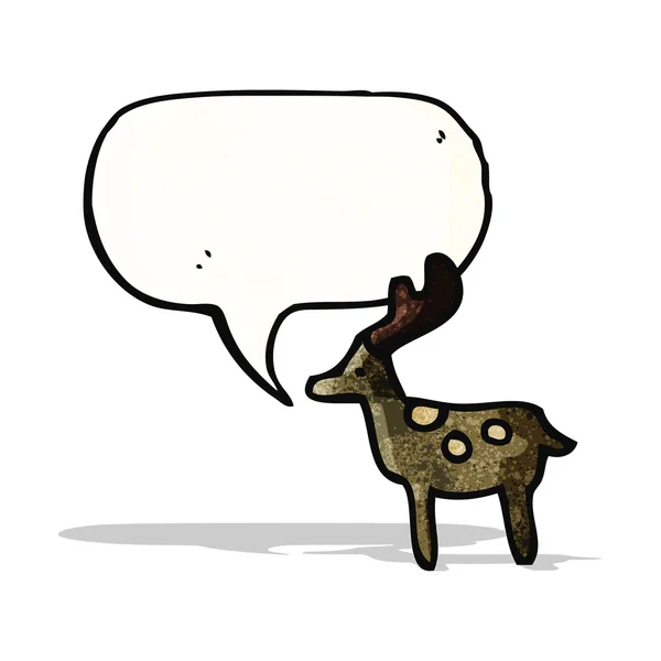 Dessin d'un cerf par un enfant — Image vectorielle