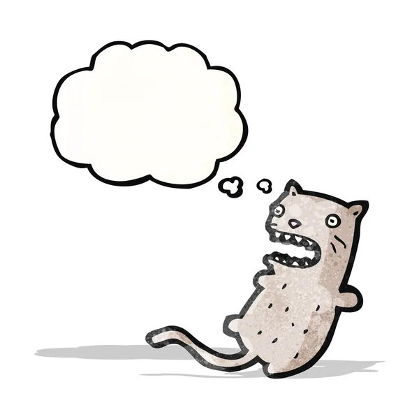 Komik karikatür kedi (raster sürüm) — Stok Vektör