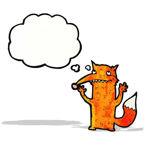 Glad fox cartoon — Stock vektor