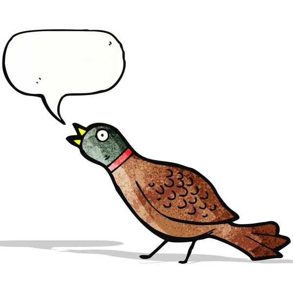 Cartoon pheasant — Stock Vector