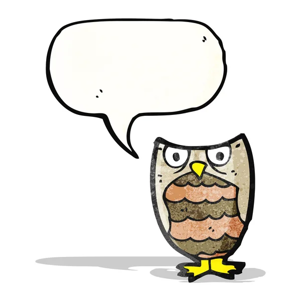 TUTNING little owl cartoon — Stock vektor