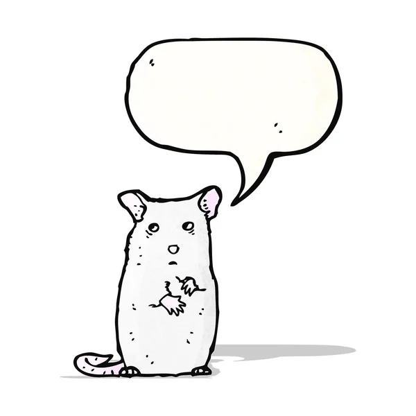Lindo ratón parlante dibujos animados — Archivo Imágenes Vectoriales