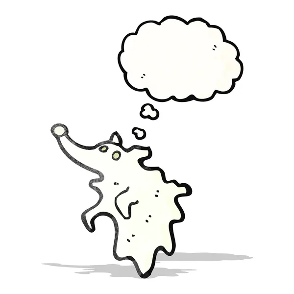 Ghost hond cartoon — Stockvector