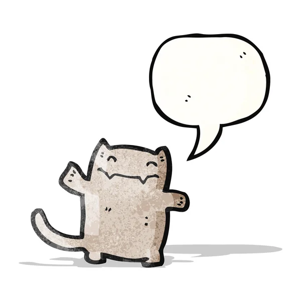 Szczęśliwy kot kreskówka — Wektor stockowy
