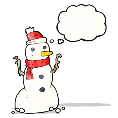 karikatür kardan adam