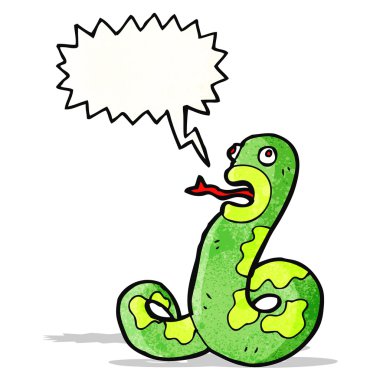 tıslayan yılan karikatür