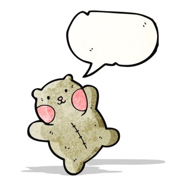 Tatlı çizgi film ayıcığı.