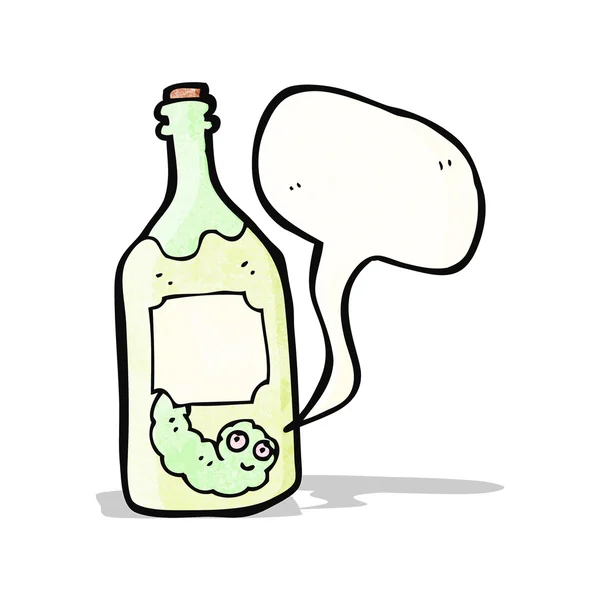 Butelka tequili kreskówka — Wektor stockowy