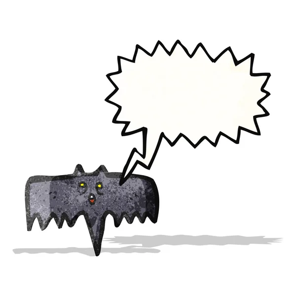 Cartoon halloween vleermuis — Stockvector