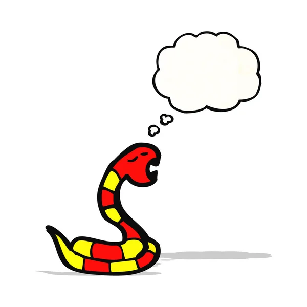 Serpent de bande dessinée — Image vectorielle