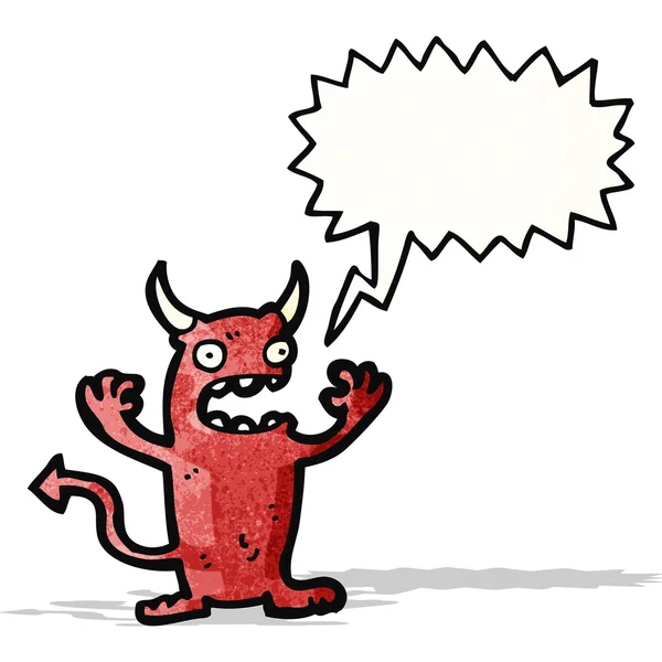 Karikatur Kleiner Teufel — Stockvektor
