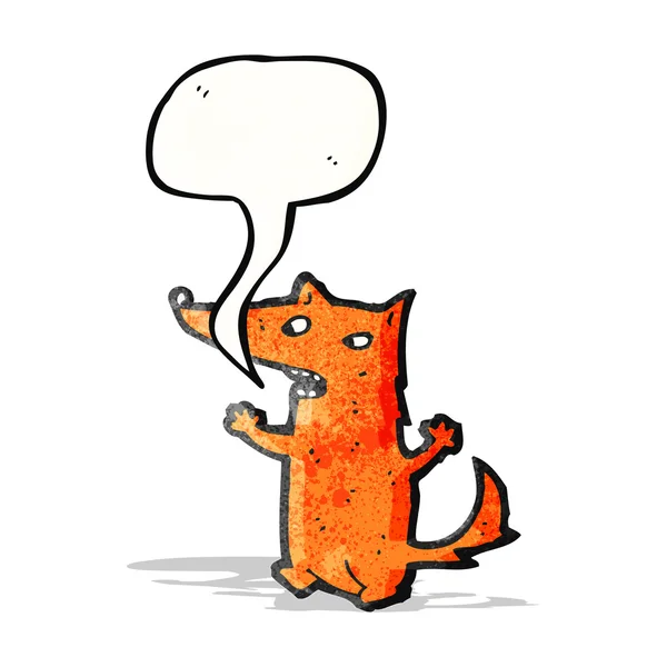 漫画の小さな狐の話 — ストックベクタ