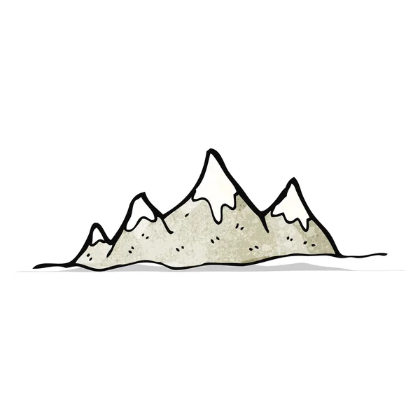 Chaîne de montagnes Cartoon — Image vectorielle