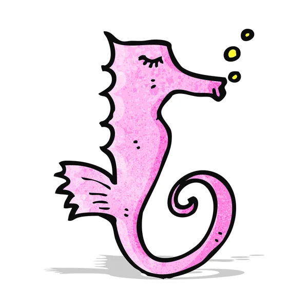 Cartoon seahorse — Stock Vector