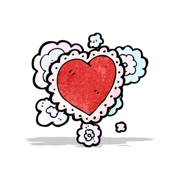 Símbolo decorativo del corazón — Vector de stock