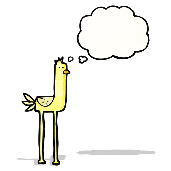 Funny cartoon bird — Stock Vector