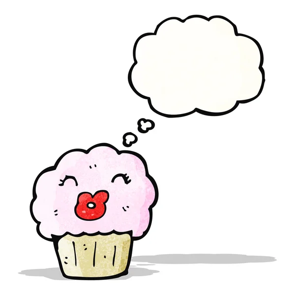 Cupcake de bande dessinée — Image vectorielle