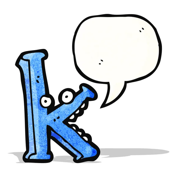 卡通字母 k — 图库矢量图片